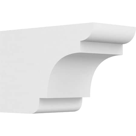 Ekena Millwork Standard New Brighton Architectural Grade PVC Rafter Tail, 6"W x 8"H X 12"L RFTP06X08X12NEB